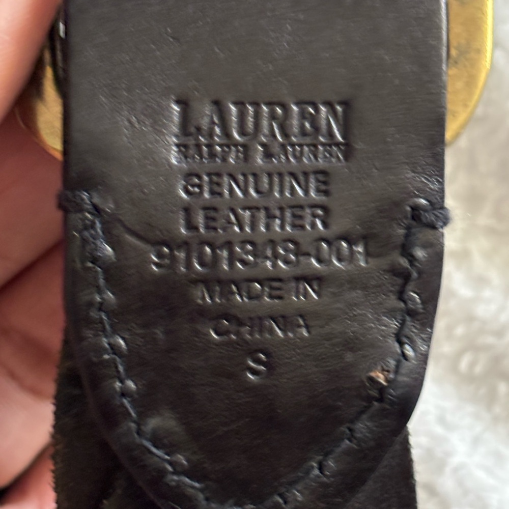Lauren Ralph Lauren Black Leather Bag - Picture 4 of 4